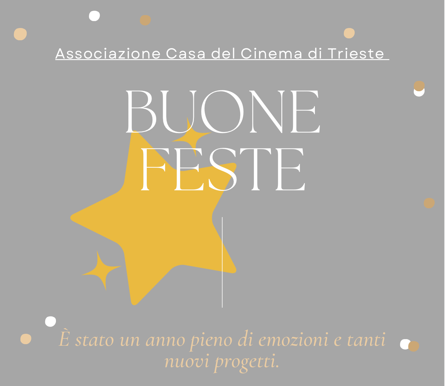 Scopri di più sull'articolo BUONE FESTE DA CASA DEL CINEMA!